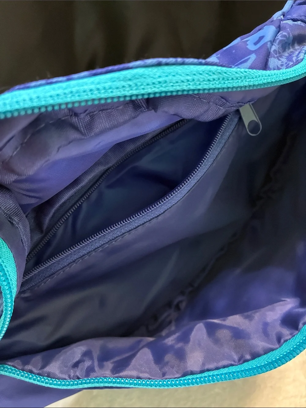 Disney Walt Disney World 50th Anniversary Blue Teal Kids Fanny Pack